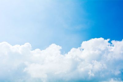 Low angle view of clouds in sky