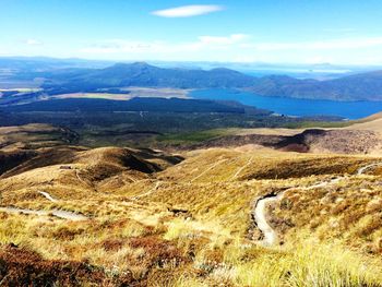 Scenic view of landscape against sky