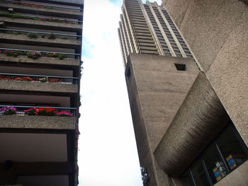 Low angle view of building against sky