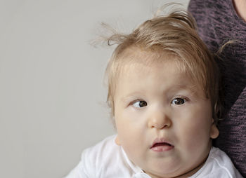 Close-up of cute baby boy