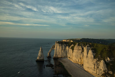 Panoramic view of sea against sky