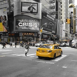 Traffic on city street