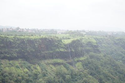 Scenic view of forest against sky