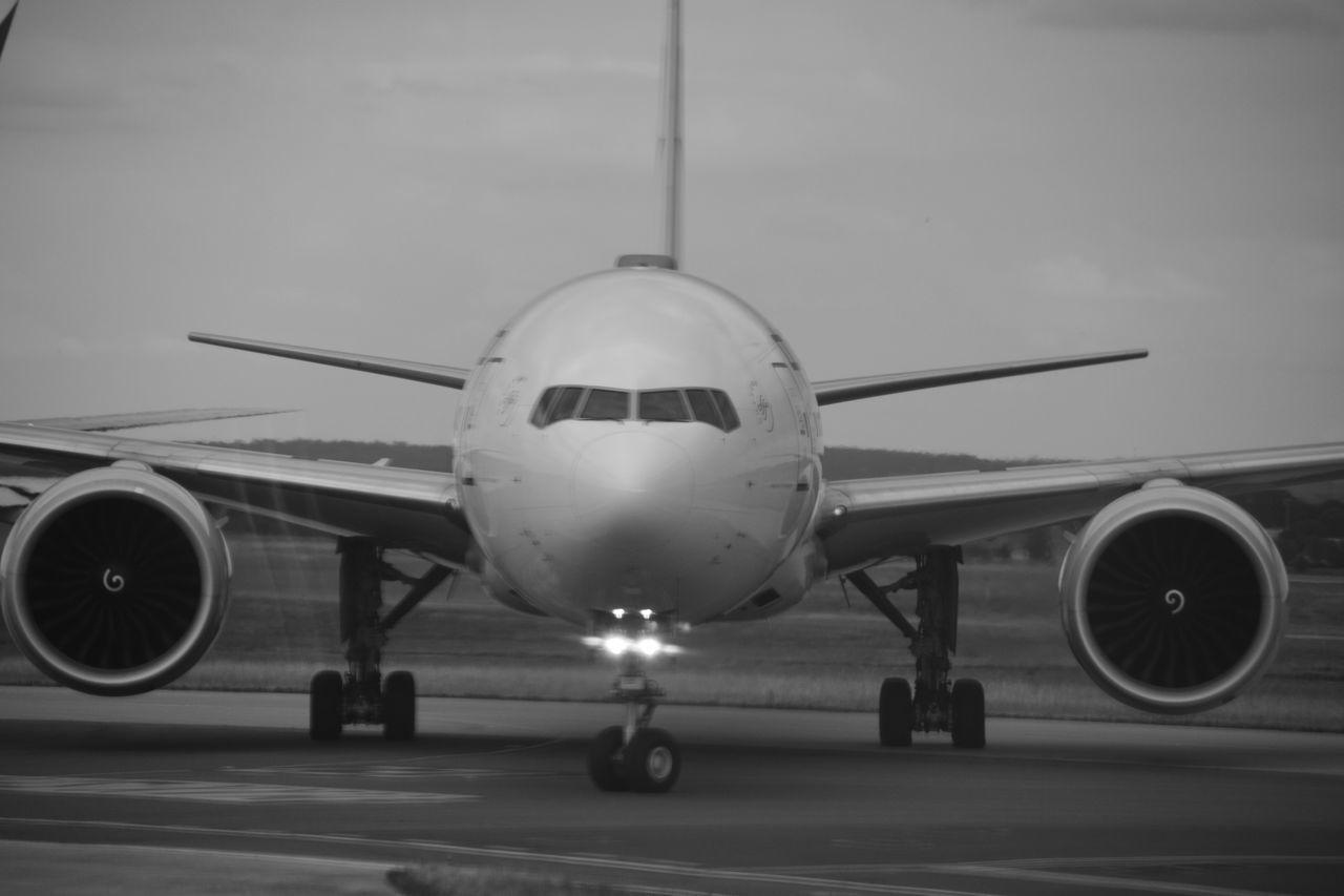 AIRPLANE ON RUNWAY