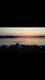 Scenic view of sky at night