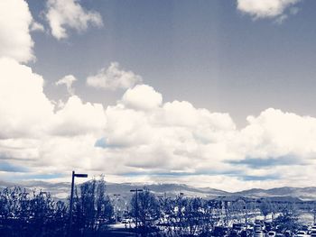 Panoramic view of sea against sky