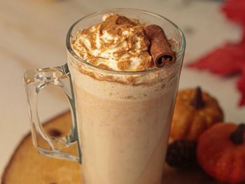 Close-up of coffee on table