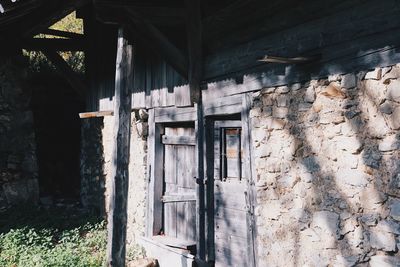 Exterior of house