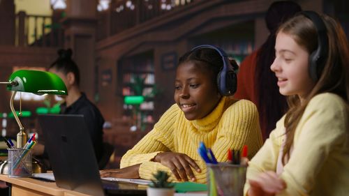 Portrait of woman using mobile phone