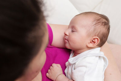 Portrait of cute baby