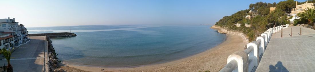 Scenic view of beach