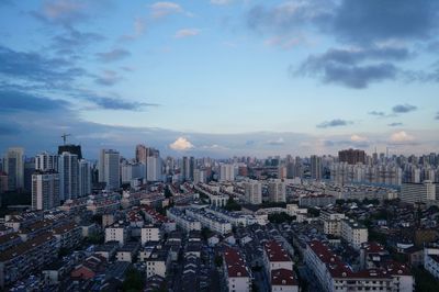 Cityscape against sky