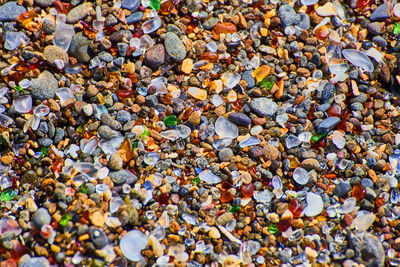 Full frame shot of pebbles