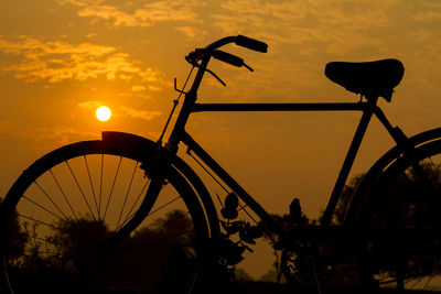 Silhouette of sunset