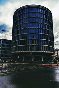 Low angle view of building against sky