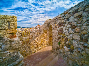 Old ruins against sky