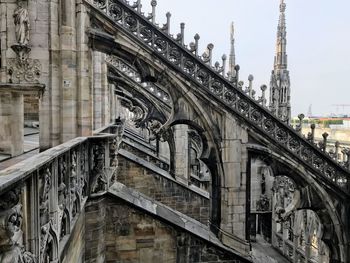 Carvings on duomo di milan