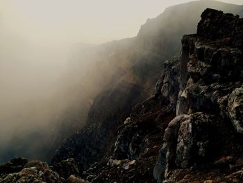 Scenic view of mountains