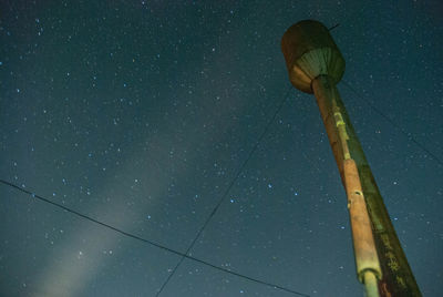 Low angle view of star field at night