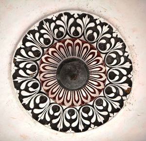 Directly above shot of spiral staircase