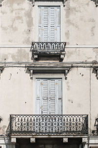 Low angle view of old building