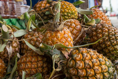 Close-up of fruits for sale in market