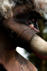 Close-up portrait of man