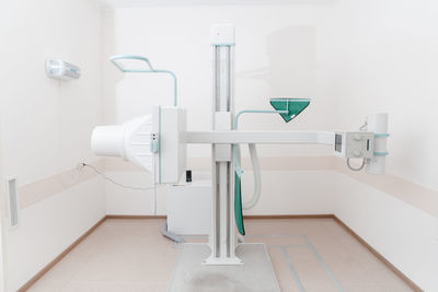 High angle view of dental equipment