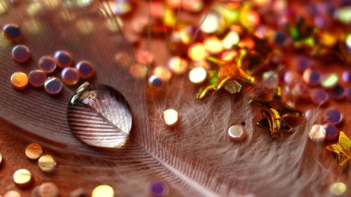 Full frame shot of christmas decorations