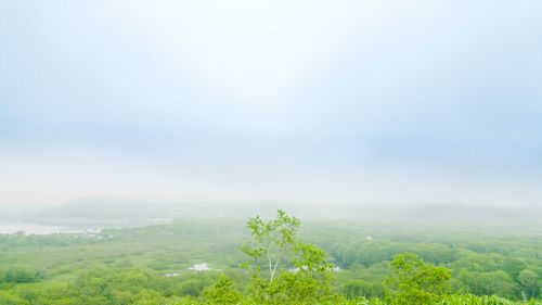 Scenic view of landscape against sky