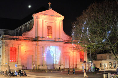 View of building at night