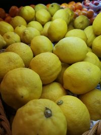 Close-up of fruits for sale in market