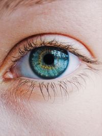 Close-up portrait of human eye