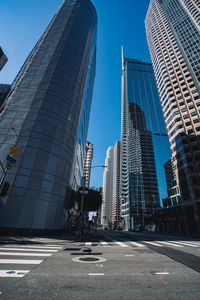 Low angle view of buildings against sky