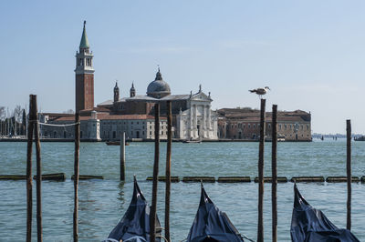 View of buildings at waterfront