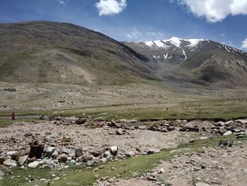 Scenic view of landscape against sky