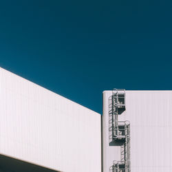 Low angle view of built structure against clear sky