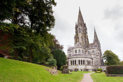 Low angle view of church against sky