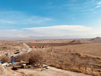 Scenic view of landscape against sky