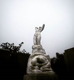 Low angle view of statue