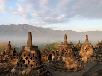 Stupas of a temple