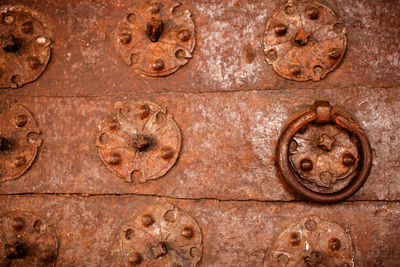 Full frame shot of old weathered wall