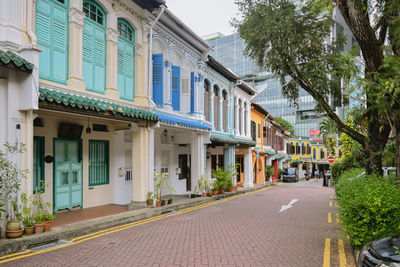 Street amidst buildings in city