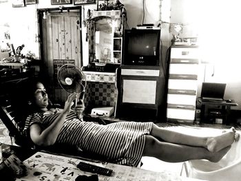 People sitting on stage