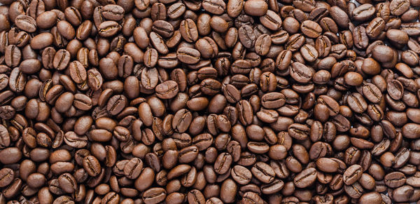 Full frame shot of coffee beans