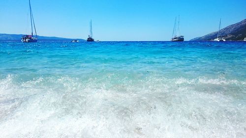 Sailboat in sea