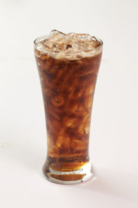 Close-up of ice cream against white background