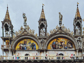 People on a balcony