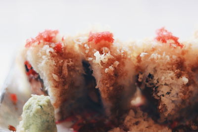 Close-up of ice cream in plate