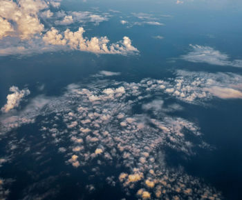 Low angle view of clouds in sky